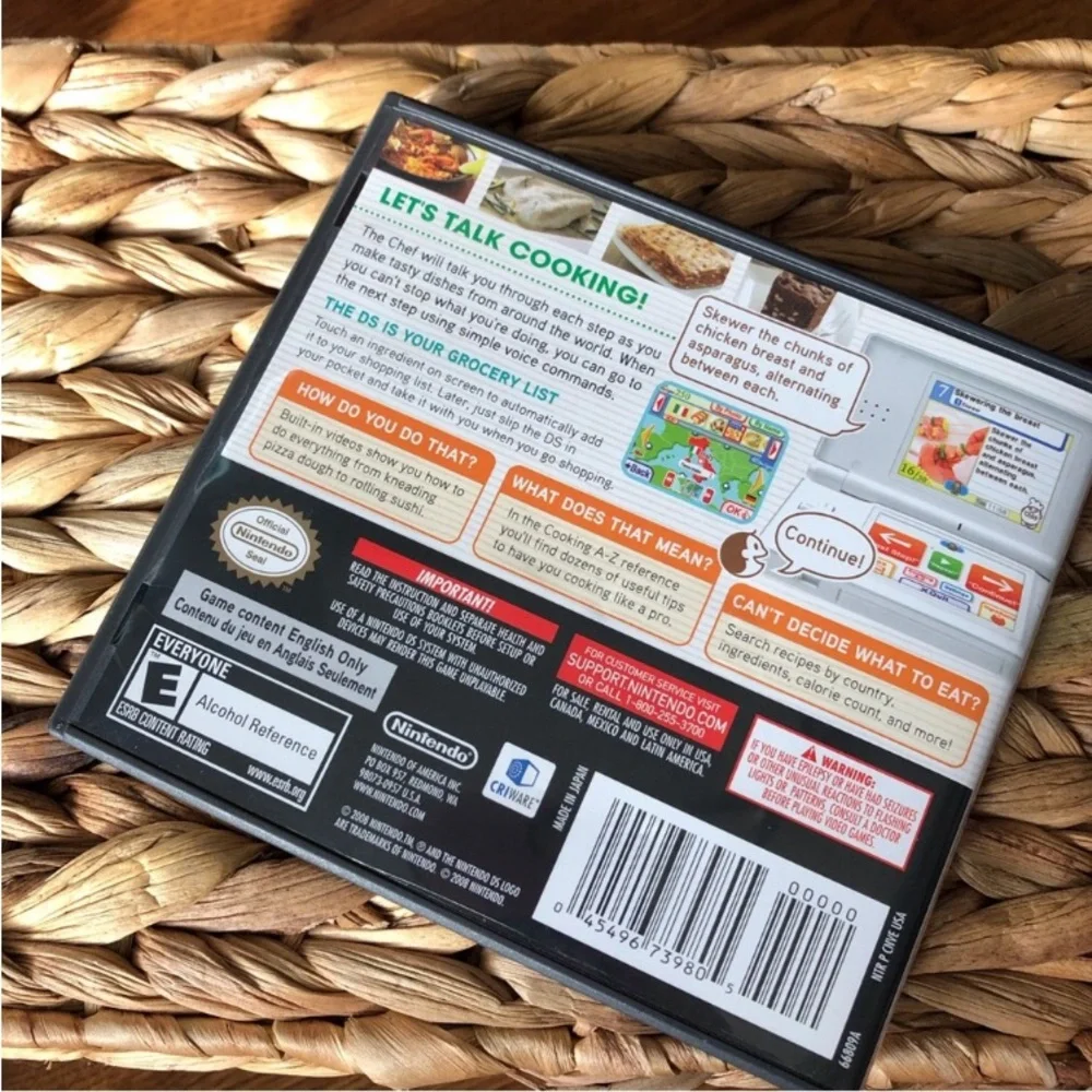 Cooking for Nintendo DS